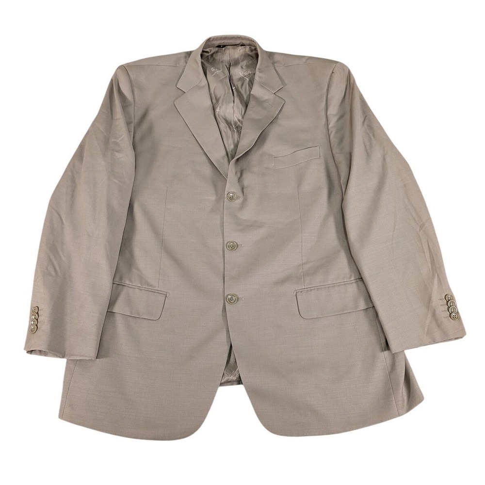 Pronto Mondo Blazer Mens 46R Merino Wool Hand Tailored Italy Sport Coat Jacket